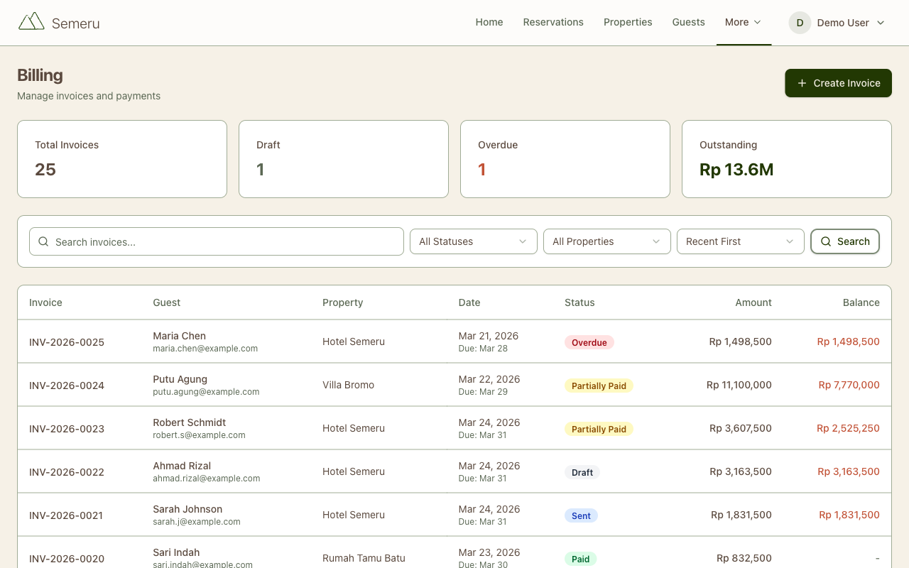 Billing & Invoicing